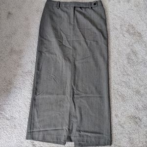 Michael Kors Long Grey Pencil Skirt